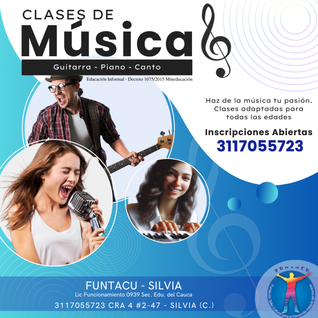 Curso de Música en Silvia Cauca